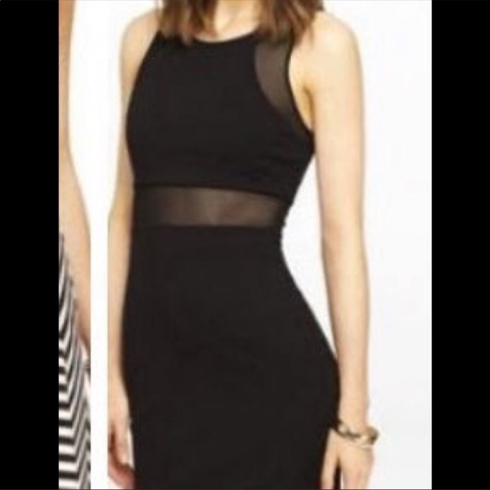 Express sexy black dress